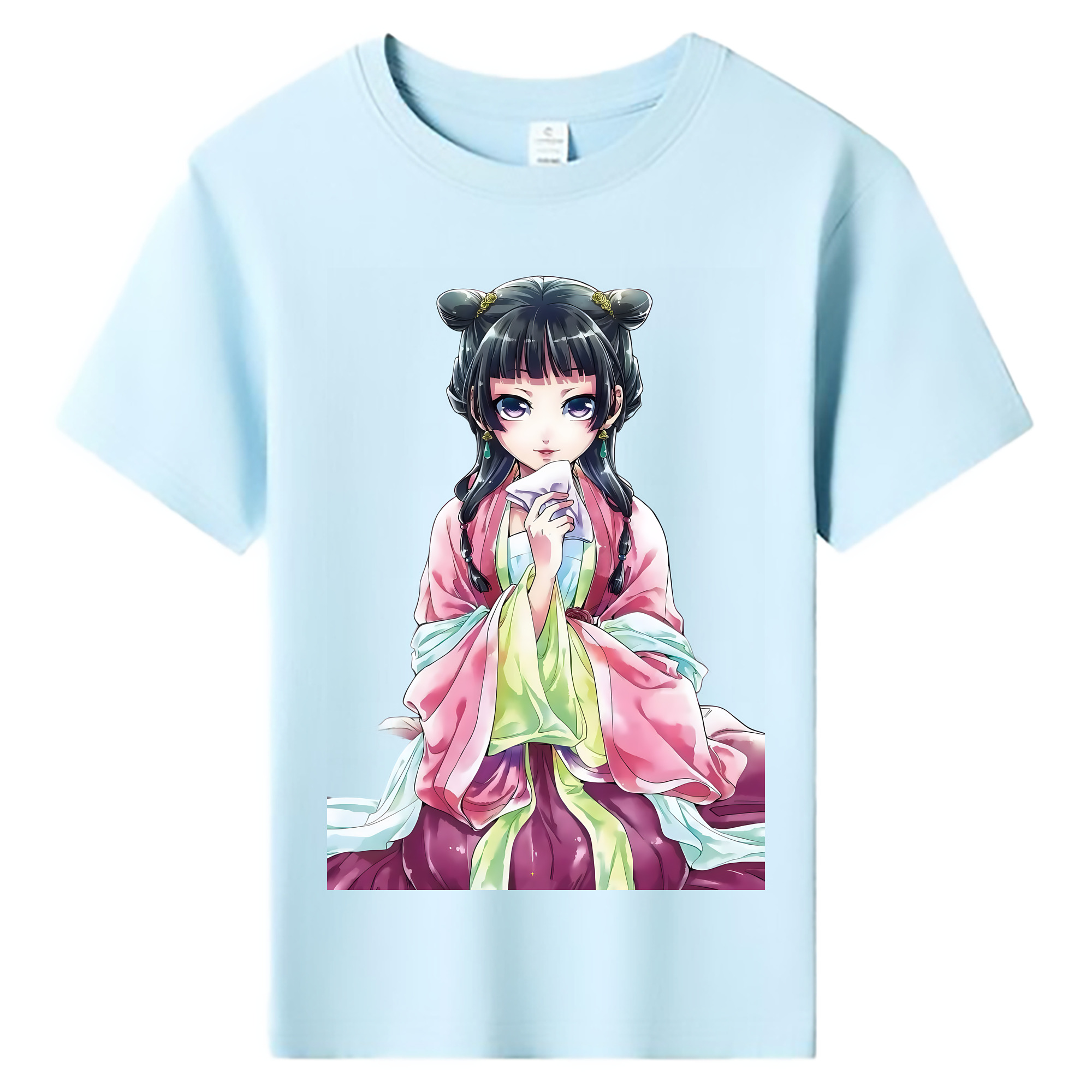 （画像用） 薬屋のひとりごと The Apothecary Diaries 綿100％キッズTシャツ（フロントプリント）